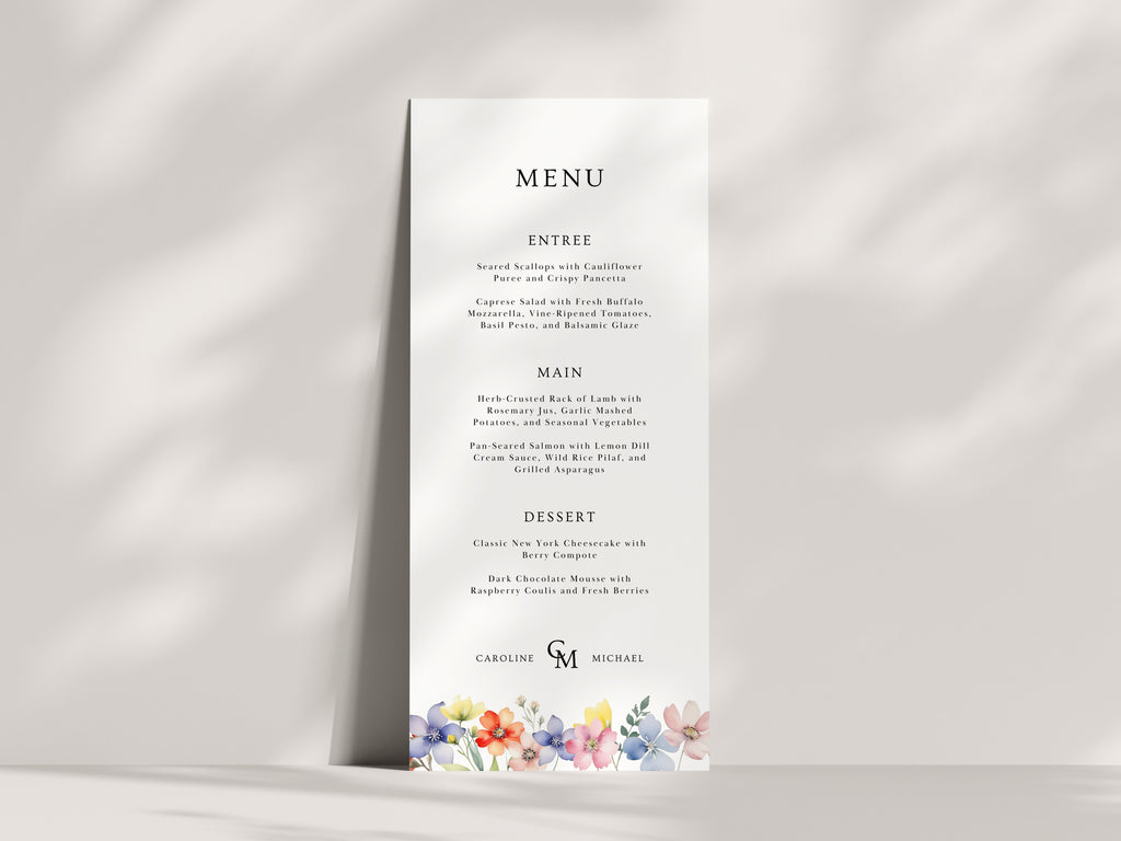 Little Florals Collection | DIY Printable Wedding Stationery Bundle Templates