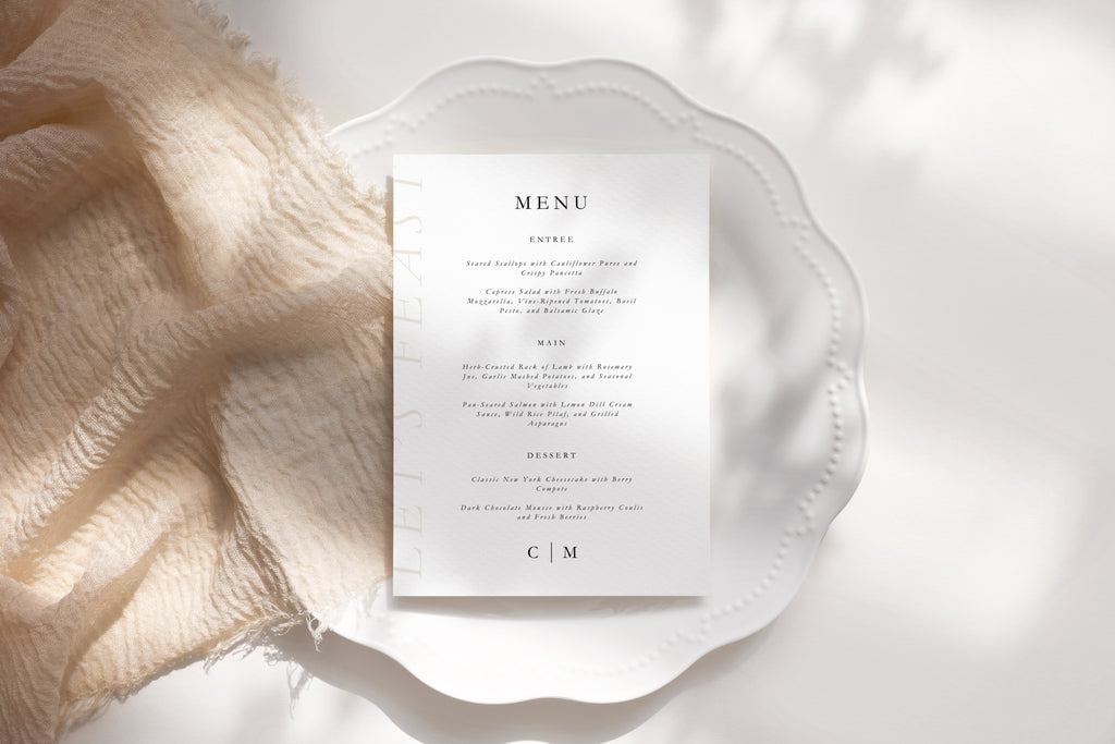 Love Collection | DIY Printable Wedding Stationery Bundle Templates