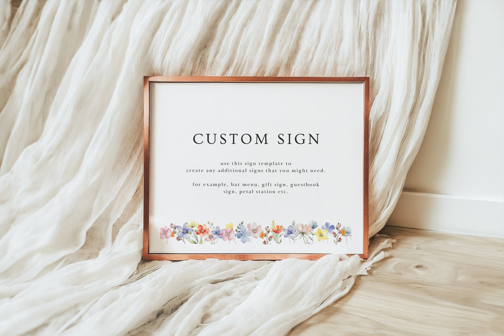 Little Florals Collection | DIY Printable Wedding Stationery Bundle Templates