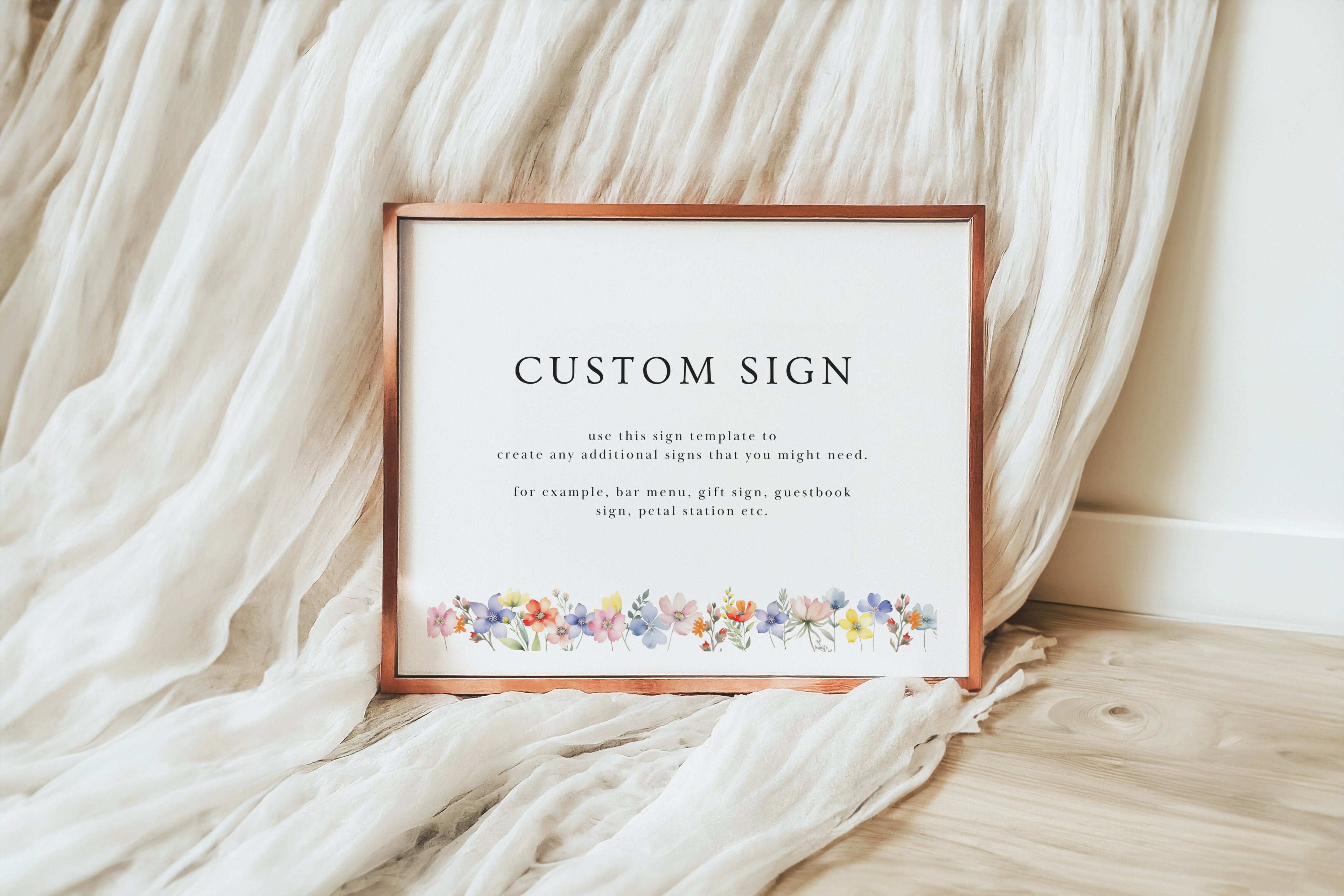 Little Florals Collection | DIY Printable Wedding Stationery Bundle Templates