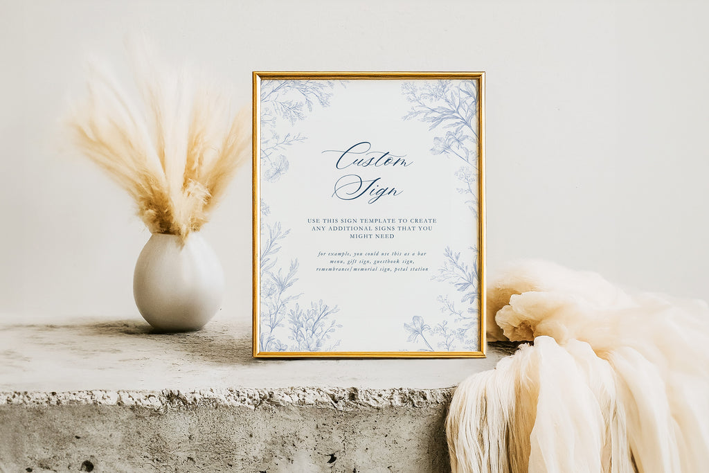 Toile Collection | DIY Printable Wedding Stationery Bundle Templates