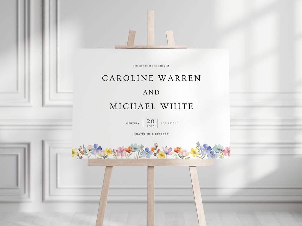 Little Florals Collection | DIY Printable Wedding Stationery Bundle Templates