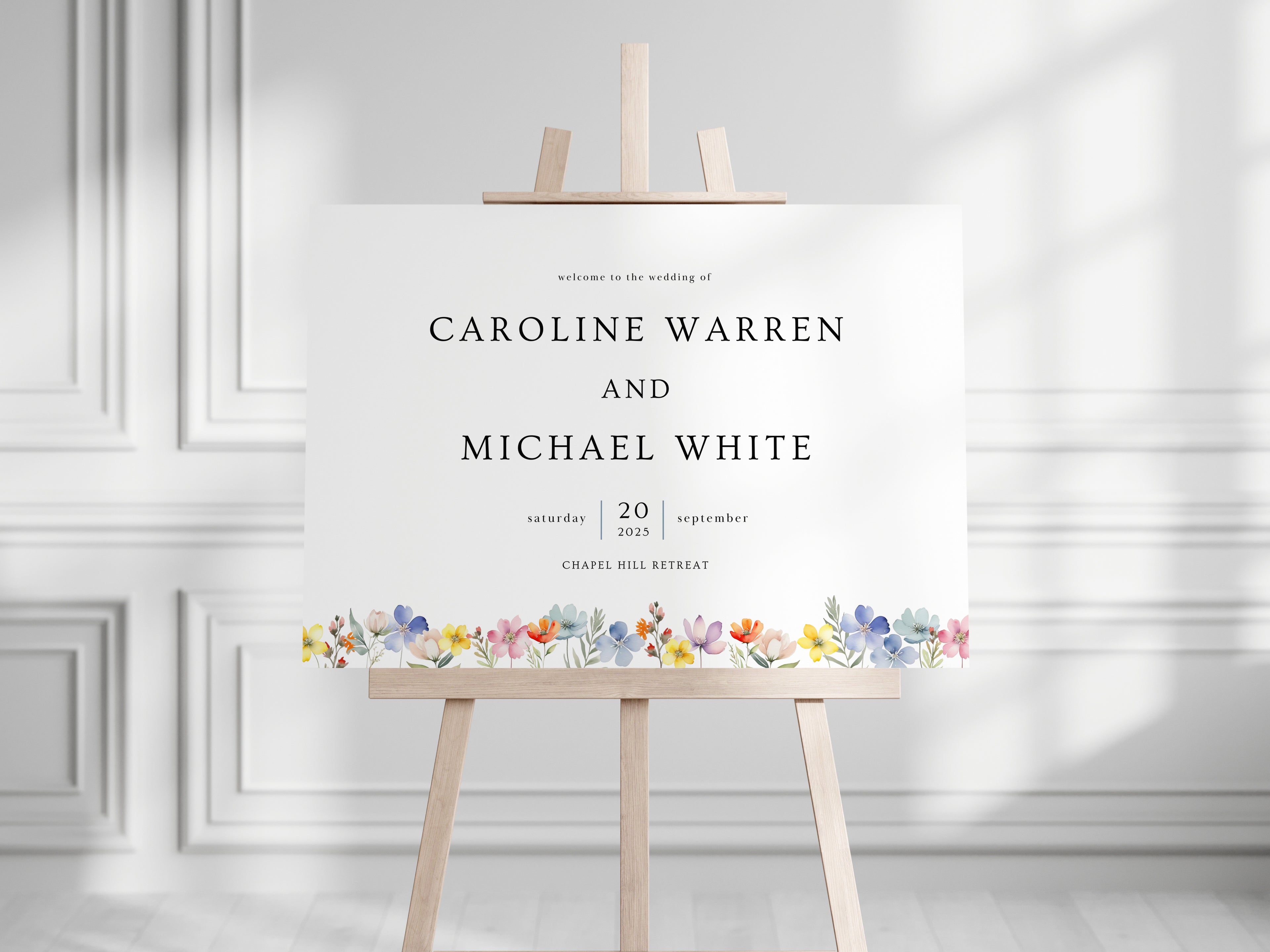 Little Florals Collection | DIY Printable Wedding Stationery Bundle Templates