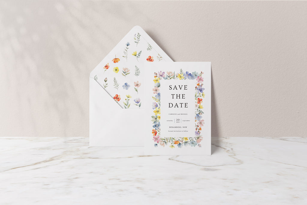 Little Florals Collection | DIY Printable Wedding Stationery Bundle Templates