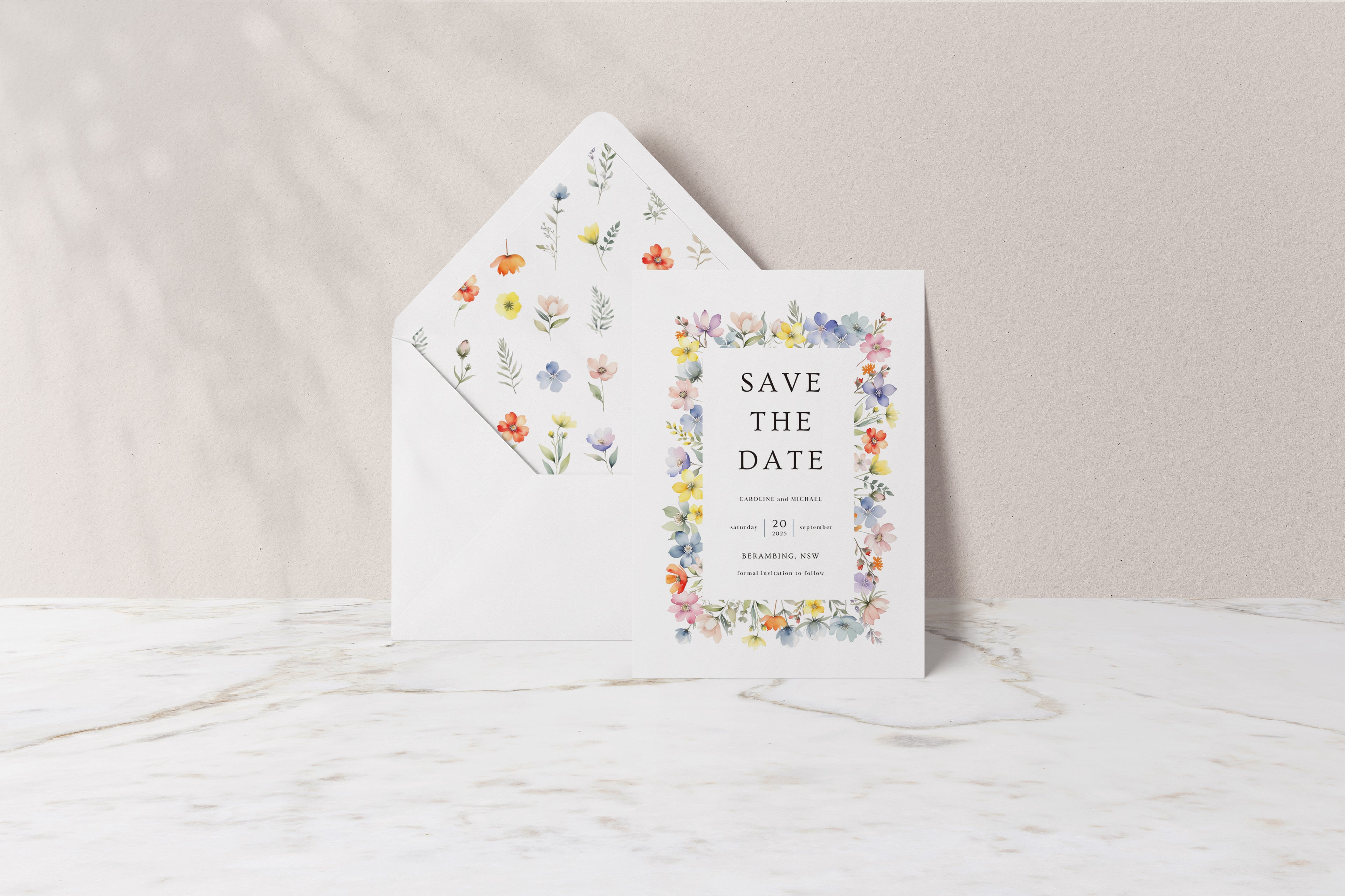 Little Florals Collection | DIY Printable Wedding Stationery Bundle Templates