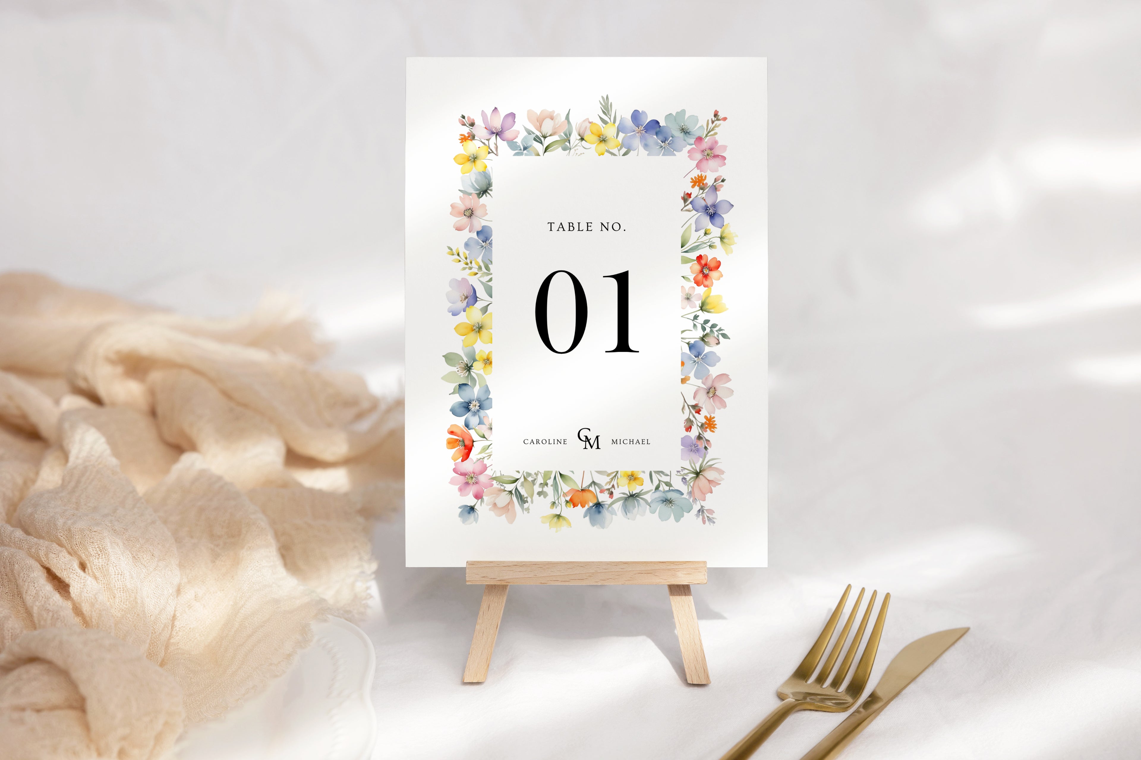 Little Florals Collection | DIY Printable Wedding Stationery Bundle Templates