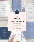 Toile Collection | DIY Printable Wedding Stationery Bundle Templates